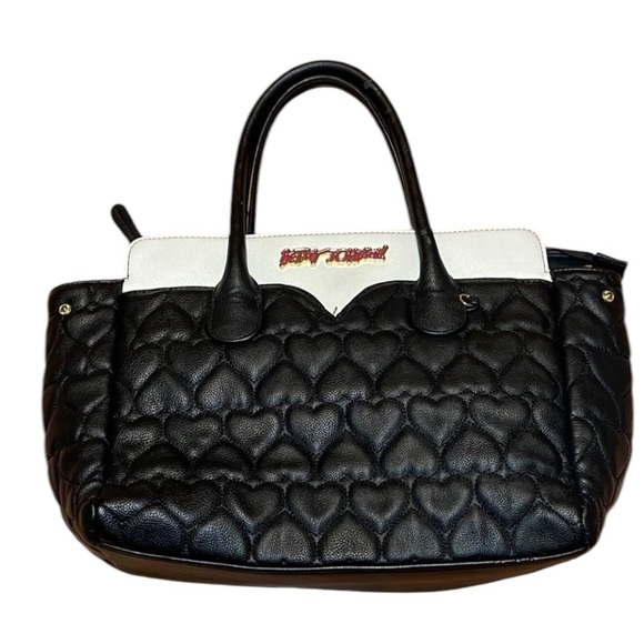 Betsy Johnson Bag, Black, Ivory, red - Picture 1 of 11